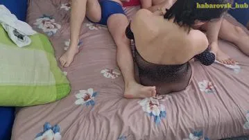Husband shares sexy wife with friend
