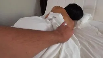 Stepmother wakes up from fucking